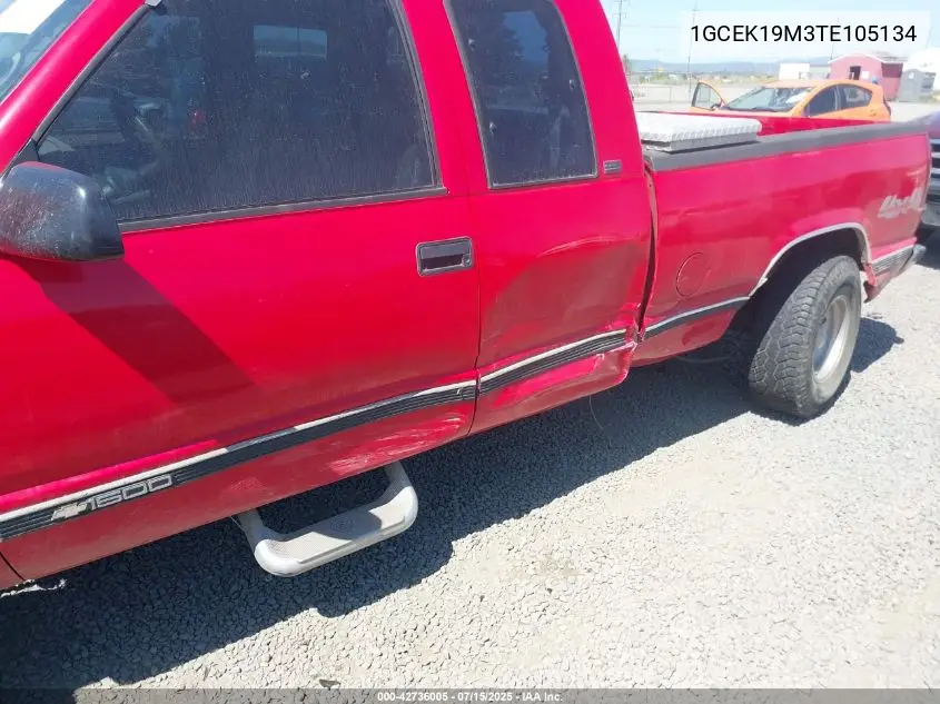 1996 Chevrolet Gmt-400 K1500 VIN: 1GCEK19M3TE105134 Lot: 42736005