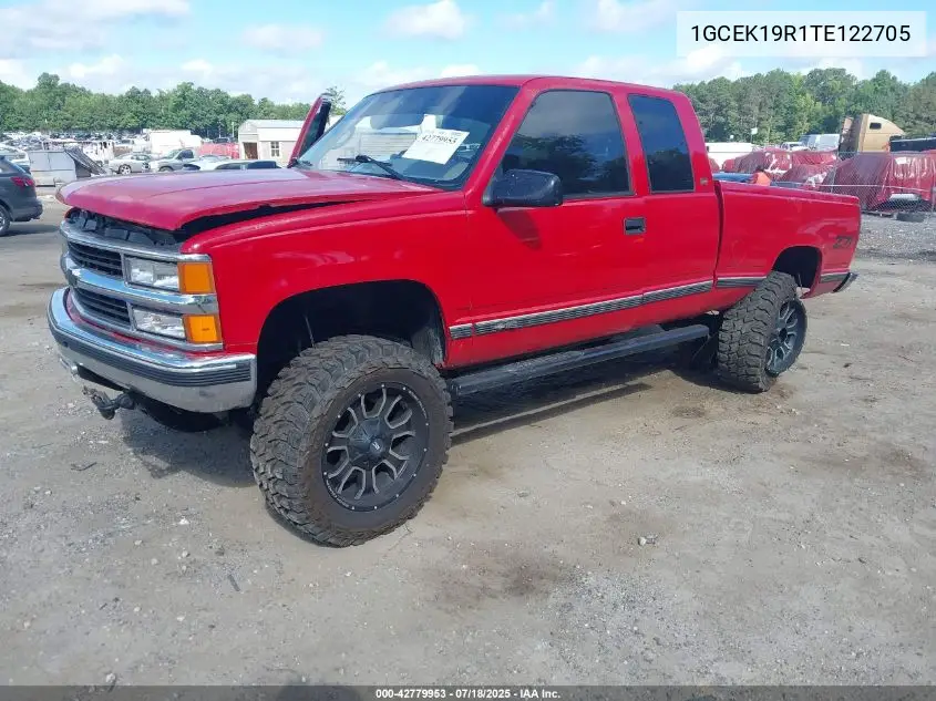 1996 Chevrolet Gmt-400 K1500 VIN: 1GCEK19R1TE122705 Lot: 42779953