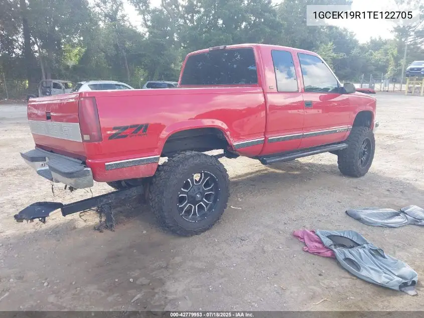 1996 Chevrolet Gmt-400 K1500 VIN: 1GCEK19R1TE122705 Lot: 42779953