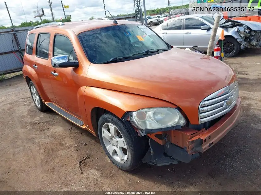 2006 Chevrolet Hhr Lt VIN: 3GNDA23D46S535172 Lot: 42207282