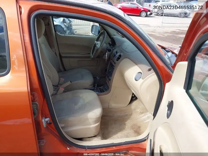 2006 Chevrolet Hhr Lt VIN: 3GNDA23D46S535172 Lot: 42207282