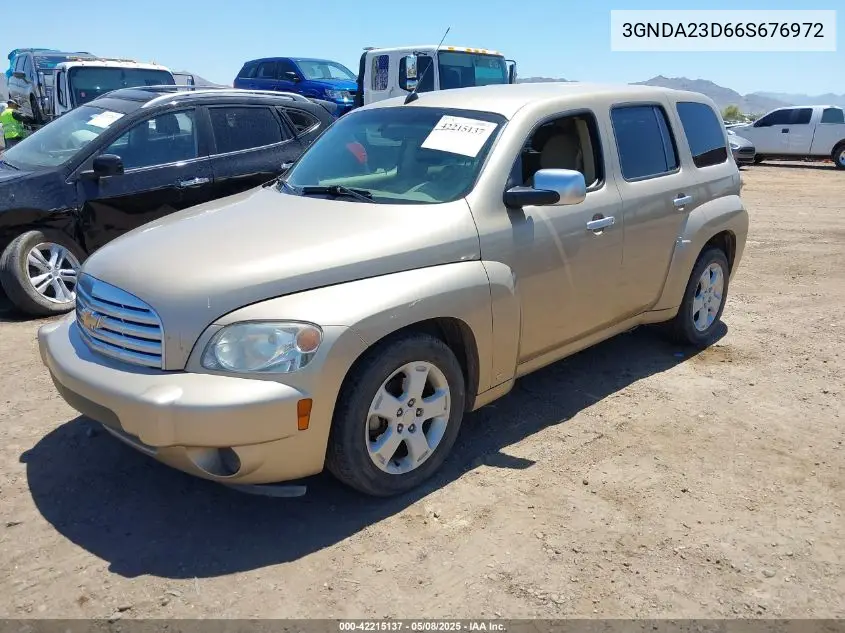 2006 Chevrolet Hhr Lt VIN: 3GNDA23D66S676972 Lot: 42215137