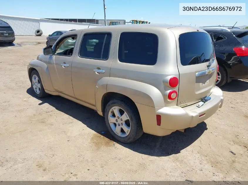 2006 Chevrolet Hhr Lt VIN: 3GNDA23D66S676972 Lot: 42215137