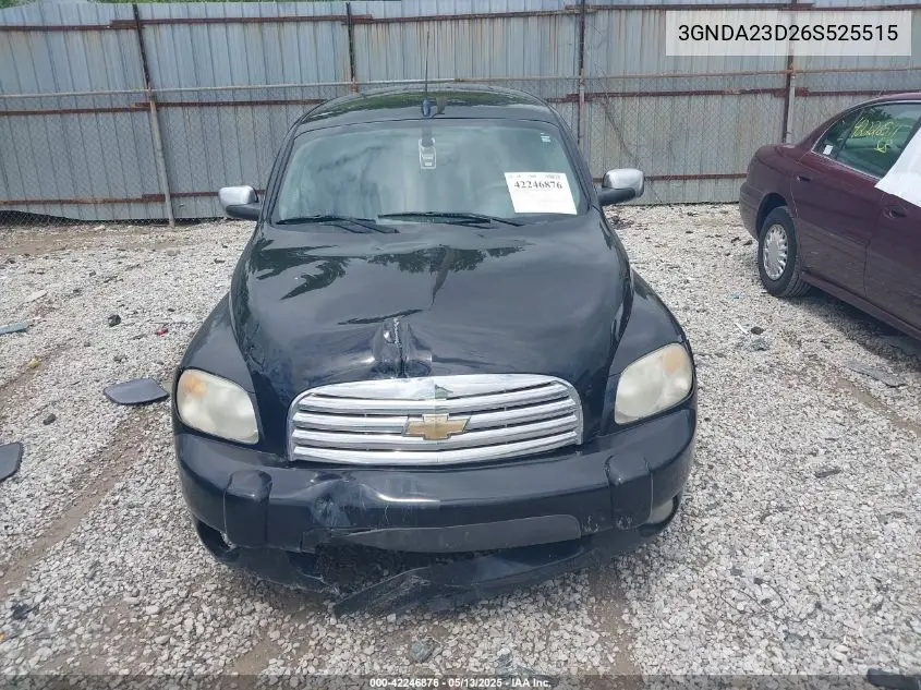 2006 Chevrolet Hhr Lt VIN: 3GNDA23D26S525515 Lot: 42246876