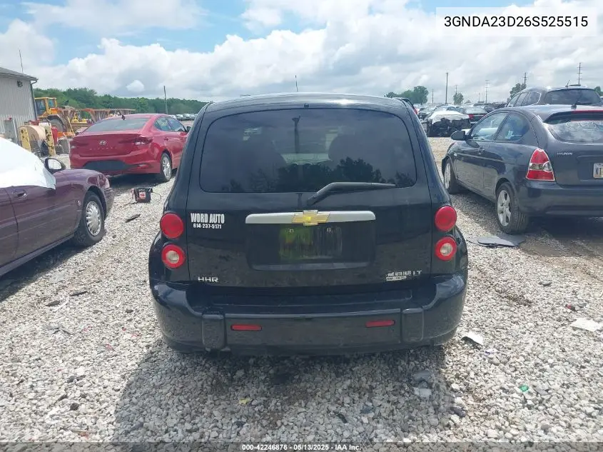 2006 Chevrolet Hhr Lt VIN: 3GNDA23D26S525515 Lot: 42246876