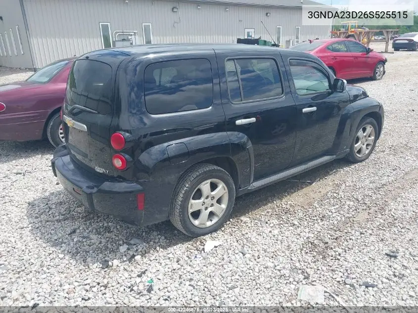 2006 Chevrolet Hhr Lt VIN: 3GNDA23D26S525515 Lot: 42246876