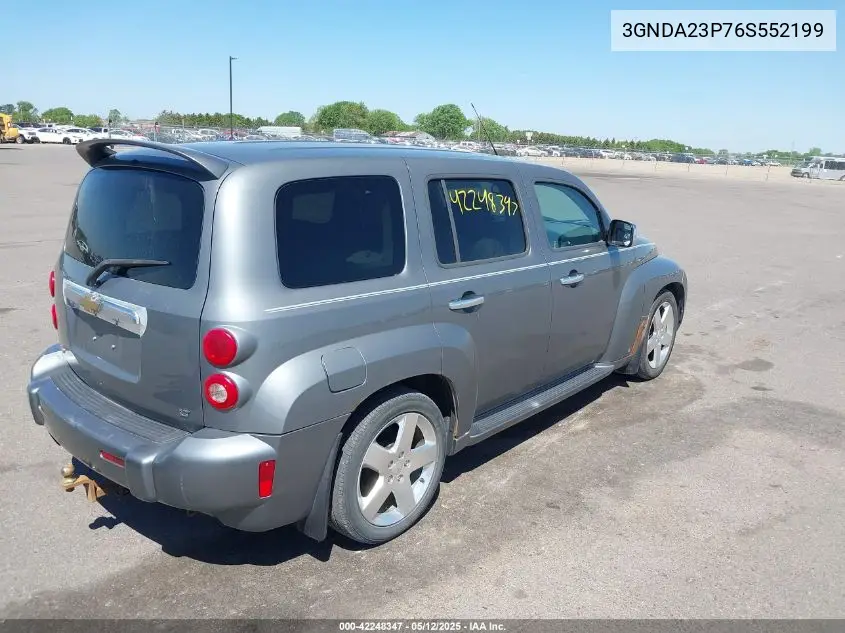 2006 Chevrolet Hhr Lt VIN: 3GNDA23P76S552199 Lot: 42248347
