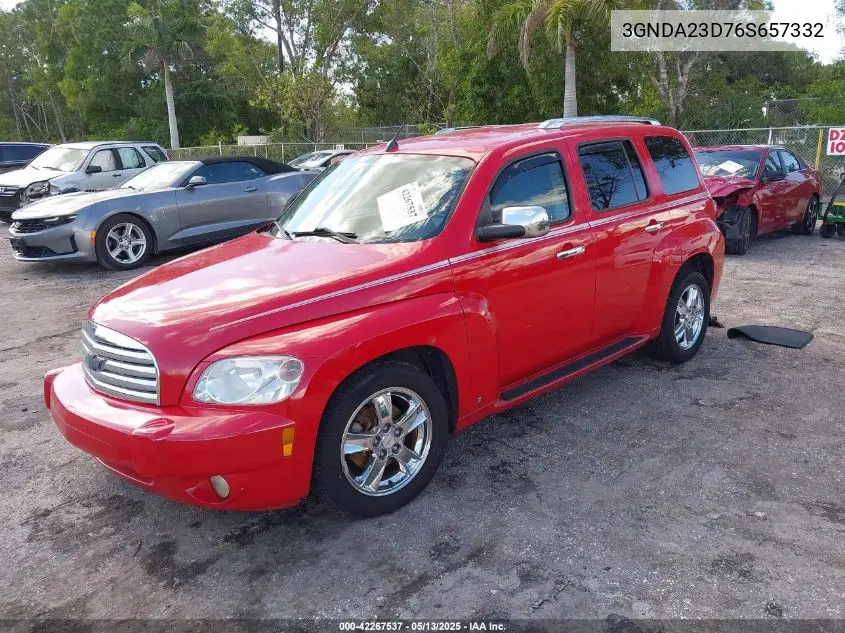 2006 Chevrolet Hhr Lt VIN: 3GNDA23D76S657332 Lot: 42267537