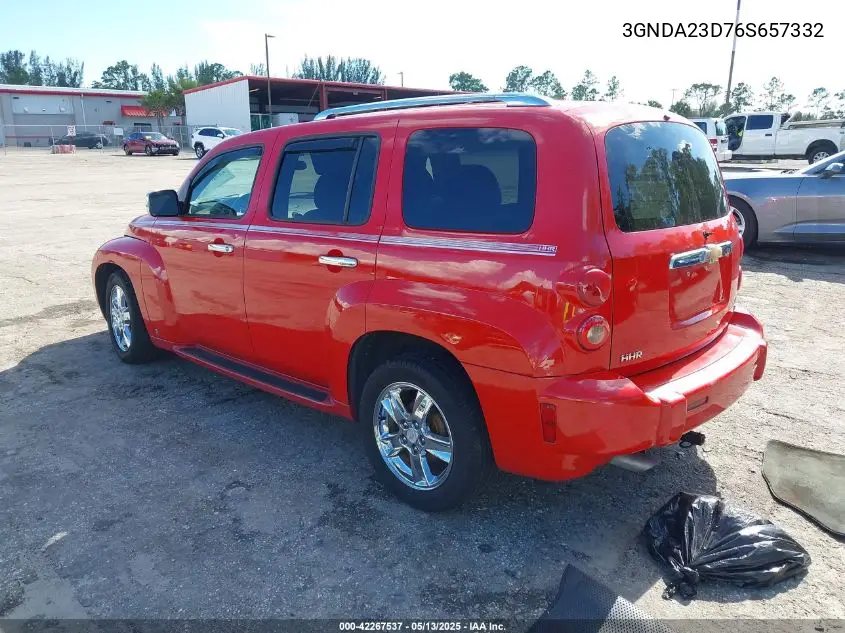 2006 Chevrolet Hhr Lt VIN: 3GNDA23D76S657332 Lot: 42267537