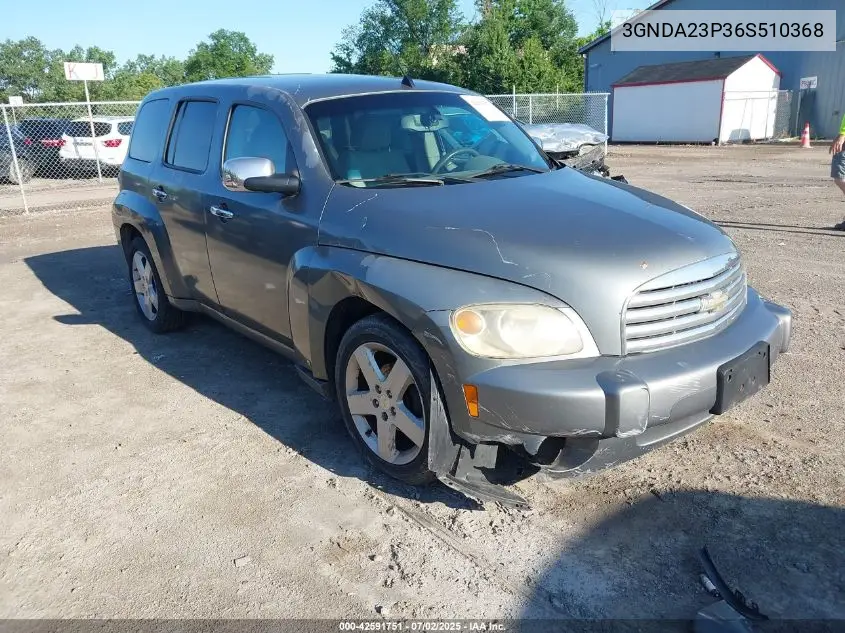 2006 Chevrolet Hhr Lt VIN: 3GNDA23P36S510368 Lot: 42591751
