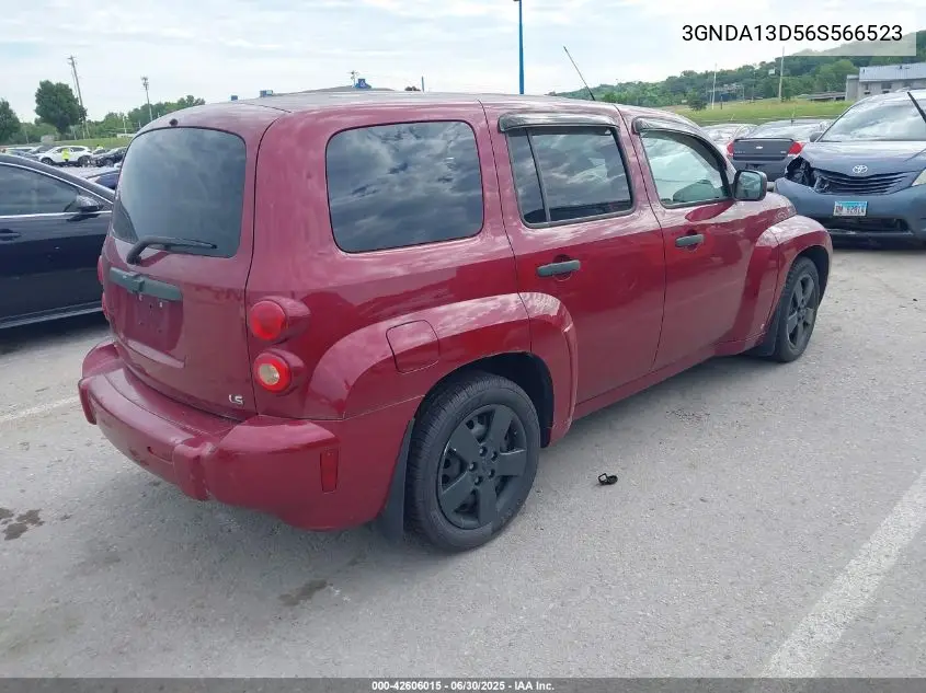 2006 Chevrolet Hhr Ls VIN: 3GNDA13D56S566523 Lot: 42606015
