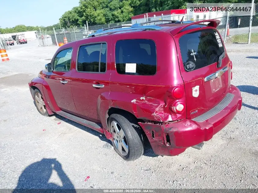 2006 Chevrolet Hhr Lt VIN: 3GNDA23P66S644467 Lot: 42622380