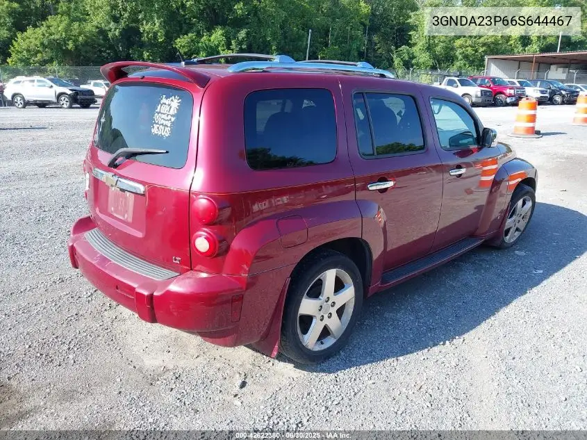 2006 Chevrolet Hhr Lt VIN: 3GNDA23P66S644467 Lot: 42622380