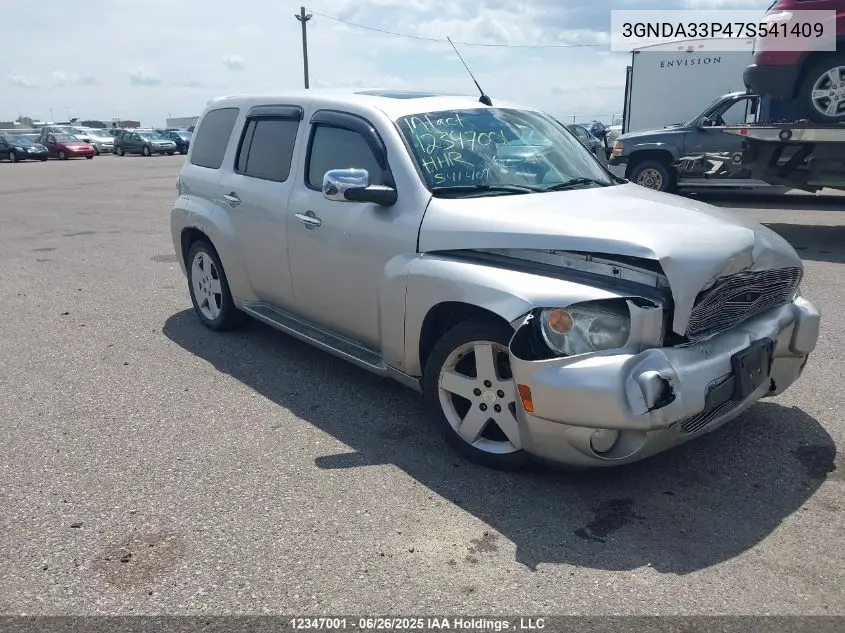 2007 Chevrolet Hhr Lt VIN: 3GNDA33P47S541409 Lot: 12347001