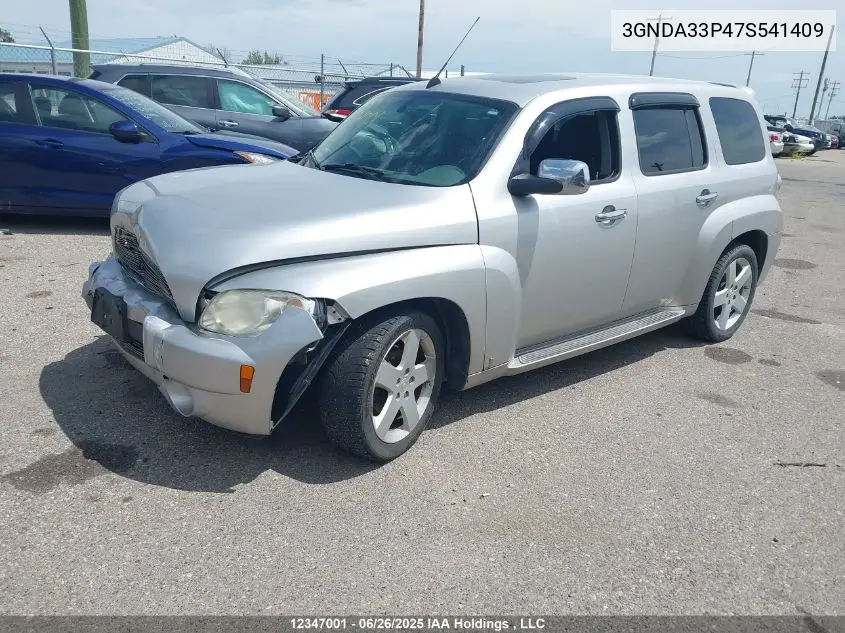 2007 Chevrolet Hhr Lt VIN: 3GNDA33P47S541409 Lot: 12347001