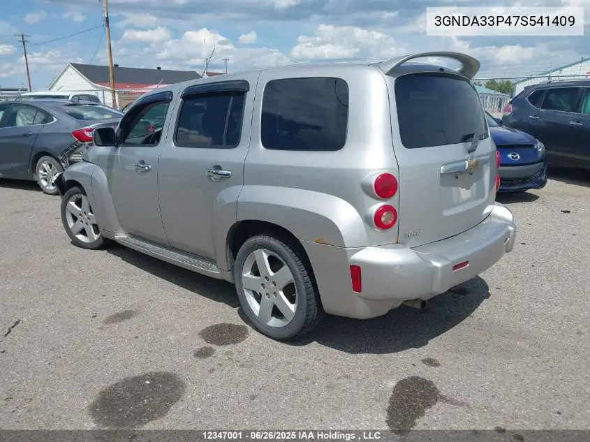 2007 Chevrolet Hhr Lt VIN: 3GNDA33P47S541409 Lot: 12347001