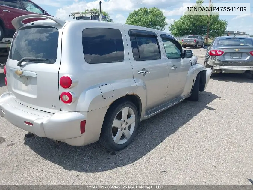 2007 Chevrolet Hhr Lt VIN: 3GNDA33P47S541409 Lot: 12347001