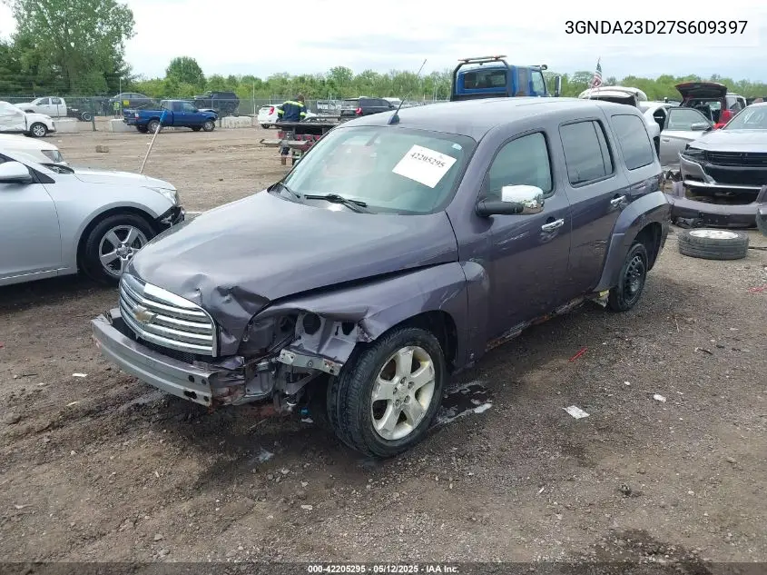 2007 Chevrolet Hhr Lt VIN: 3GNDA23D27S609397 Lot: 42205295