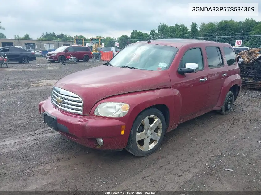 2007 Chevrolet Hhr Lt VIN: 3GNDA33P57S534369 Lot: 42624713