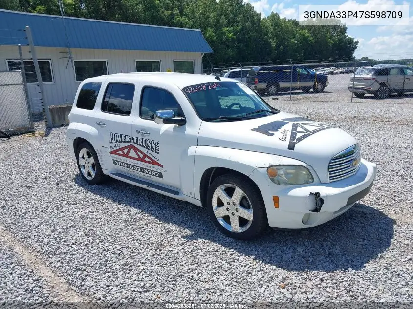 2007 Chevrolet Hhr Lt VIN: 3GNDA33P47S598709 Lot: 42638269