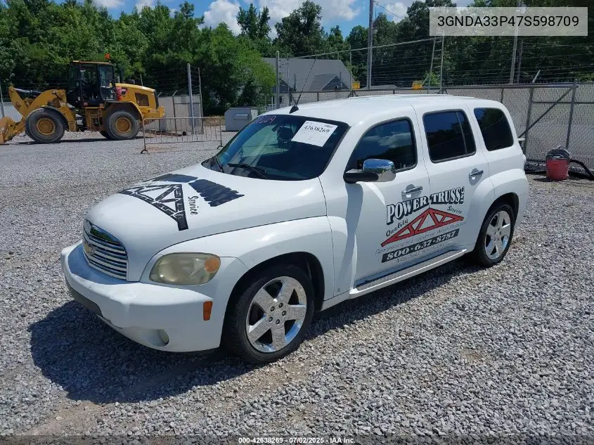 2007 Chevrolet Hhr Lt VIN: 3GNDA33P47S598709 Lot: 42638269