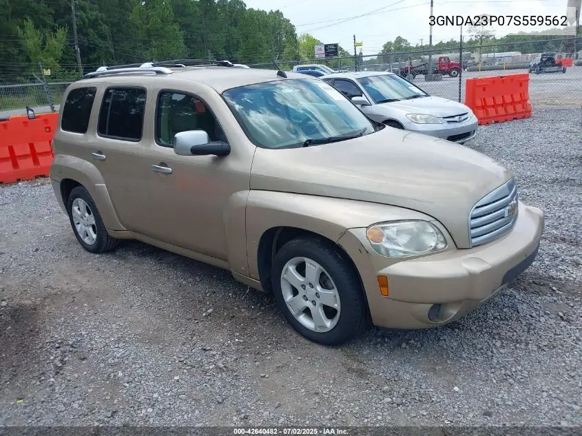 2007 Chevrolet Hhr Lt VIN: 3GNDA23P07S559562 Lot: 42640482