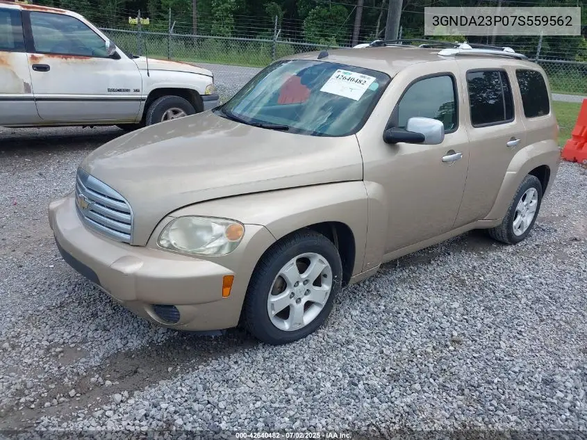 2007 Chevrolet Hhr Lt VIN: 3GNDA23P07S559562 Lot: 42640482