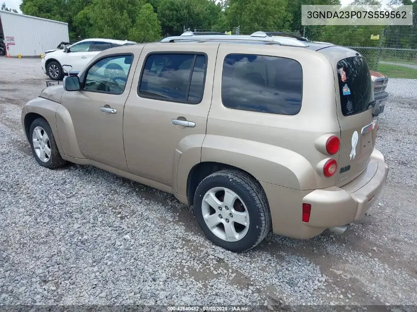 2007 Chevrolet Hhr Lt VIN: 3GNDA23P07S559562 Lot: 42640482