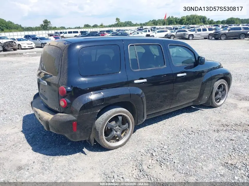 2007 Chevrolet Hhr Ls VIN: 3GNDA13D57S530817 Lot: 42660343