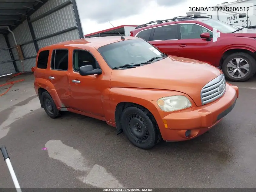 2007 Chevrolet Hhr Ls VIN: 3GNDA13D27S606512 Lot: 42772274