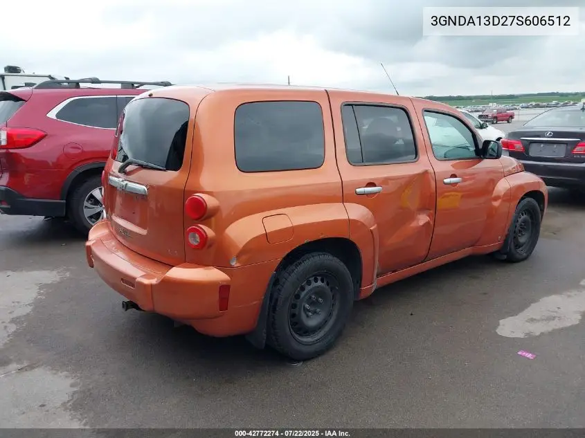 2007 Chevrolet Hhr Ls VIN: 3GNDA13D27S606512 Lot: 42772274