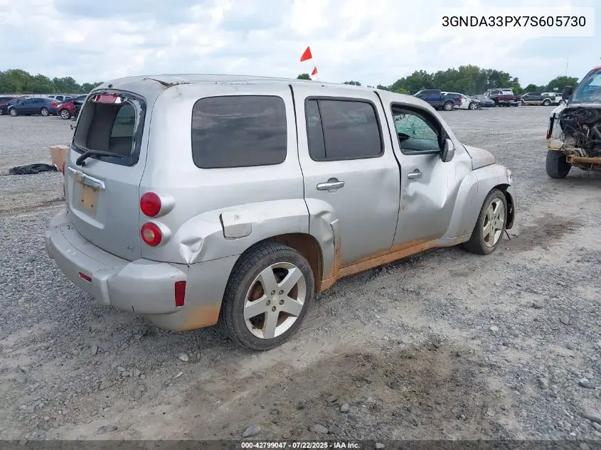 2007 Chevrolet Hhr Lt VIN: 3GNDA33PX7S605730 Lot: 42799047