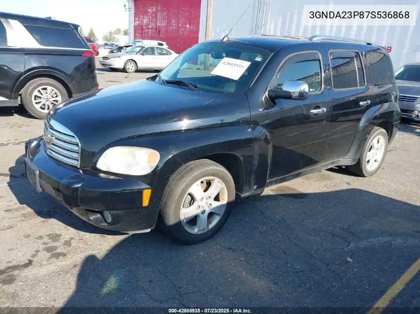 2007 Chevrolet Hhr Lt VIN: 3GNDA23P87S536868 Lot: 42805935