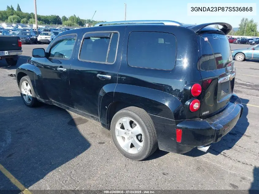 2007 Chevrolet Hhr Lt VIN: 3GNDA23P87S536868 Lot: 42805935