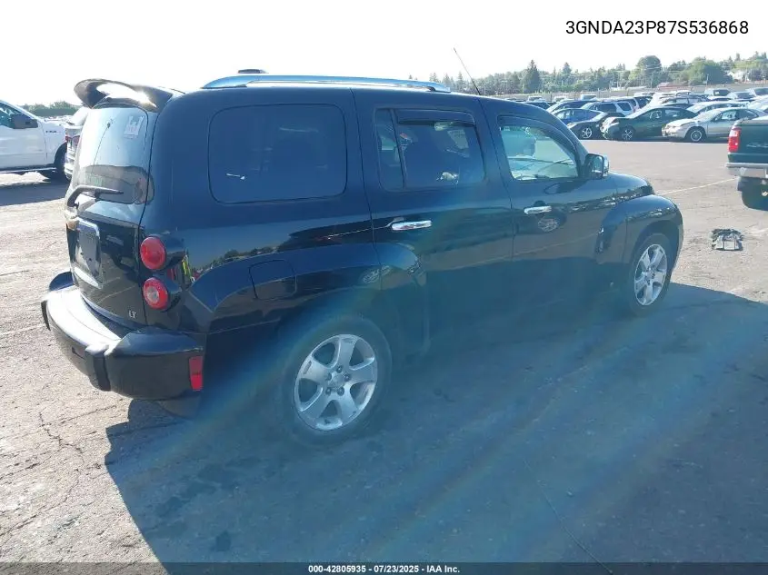 2007 Chevrolet Hhr Lt VIN: 3GNDA23P87S536868 Lot: 42805935