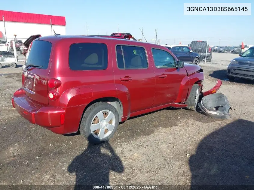 2008 Chevrolet Hhr Ls VIN: 3GNCA13D38S665145 Lot: 41780951