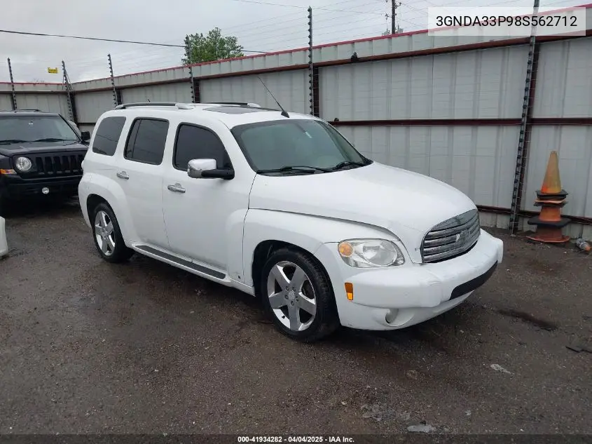 2008 Chevrolet Hhr Lt VIN: 3GNDA33P98S562712 Lot: 41934282