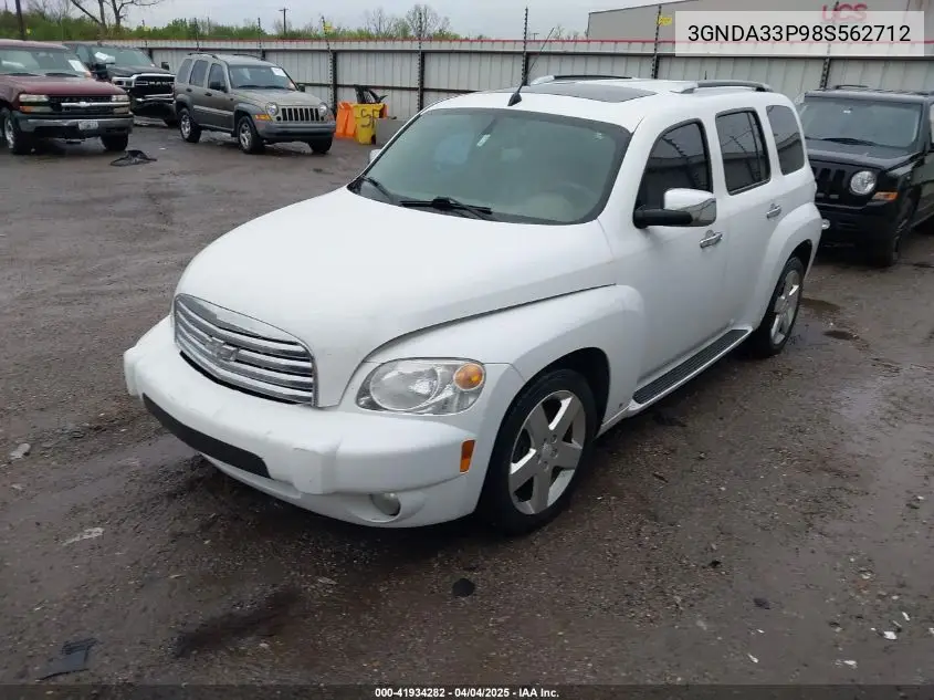 2008 Chevrolet Hhr Lt VIN: 3GNDA33P98S562712 Lot: 41934282