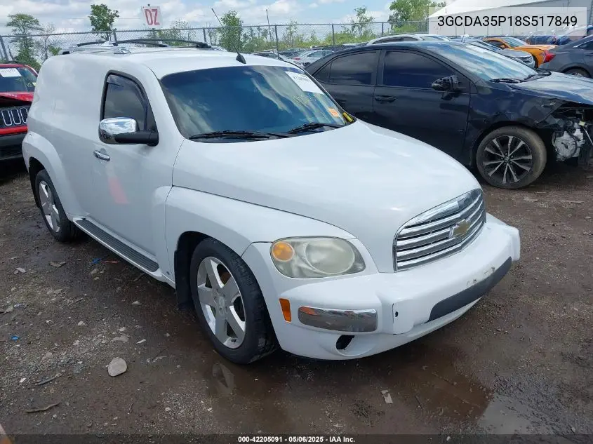 2008 Chevrolet Hhr Panel Lt VIN: 3GCDA35P18S517849 Lot: 42205091