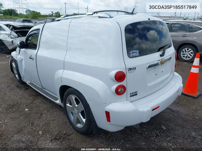 2008 Chevrolet Hhr Panel Lt VIN: 3GCDA35P18S517849 Lot: 42205091