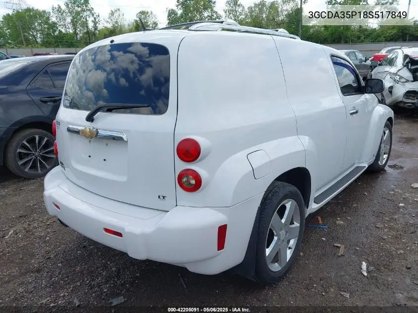 2008 Chevrolet Hhr Panel Lt VIN: 3GCDA35P18S517849 Lot: 42205091