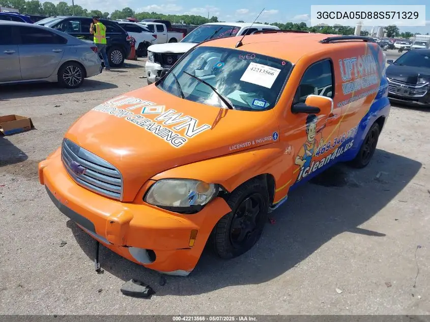 2008 Chevrolet Hhr Panel Lt VIN: 3GCDA05D88S571329 Lot: 42213566