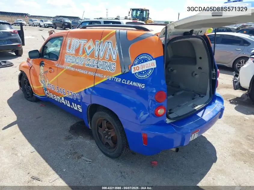 2008 Chevrolet Hhr Panel Lt VIN: 3GCDA05D88S571329 Lot: 42213566