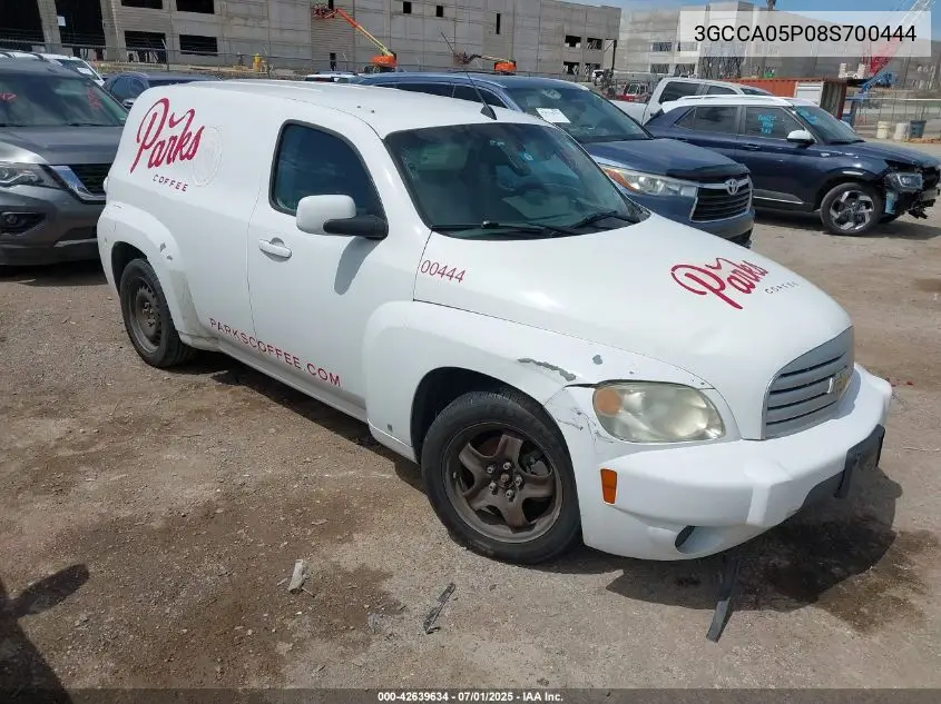 2008 Chevrolet Hhr Panel Lt VIN: 3GCCA05P08S700444 Lot: 42639634