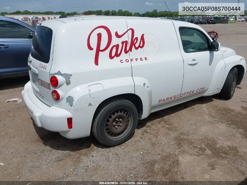 2008 Chevrolet Hhr Panel Lt VIN: 3GCCA05P08S700444 Lot: 42639634