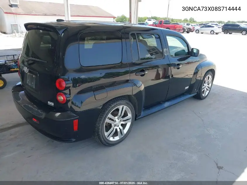 2008 Chevrolet Hhr Ss VIN: 3GNCA73X08S714444 Lot: 42640714