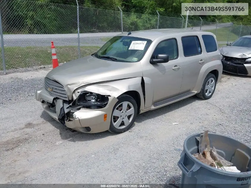 2009 Chevrolet Hhr Ls VIN: 3GNCA13B49S591766 Lot: 42204374