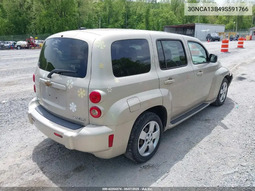 2009 Chevrolet Hhr Ls VIN: 3GNCA13B49S591766 Lot: 42204374