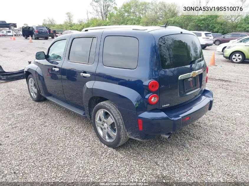 2009 Chevrolet Hhr Lt VIN: 3GNCA53V19S510076 Lot: 42213636