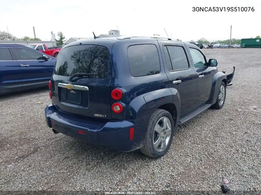 2009 Chevrolet Hhr Lt VIN: 3GNCA53V19S510076 Lot: 42213636